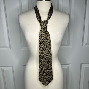Christian Dior Vintage Silk Paisley Tie